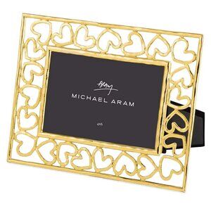 Michael Aram Gold Heart Photo Frame, 4x6